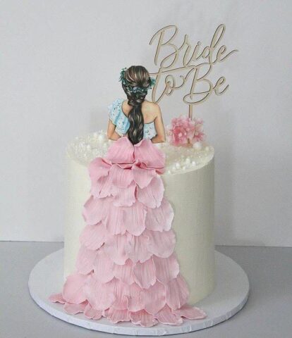bride to be cake