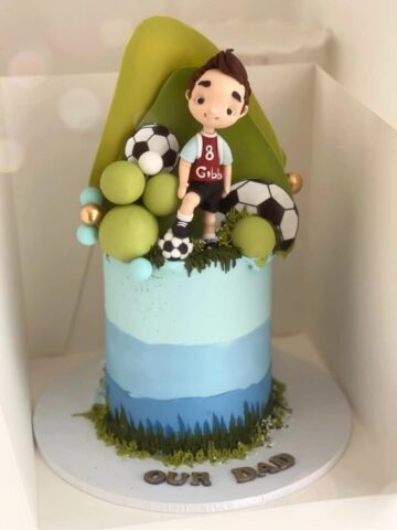 football theme cake