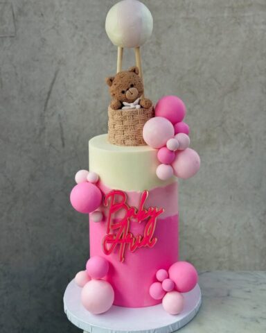 pink kids birthday cake